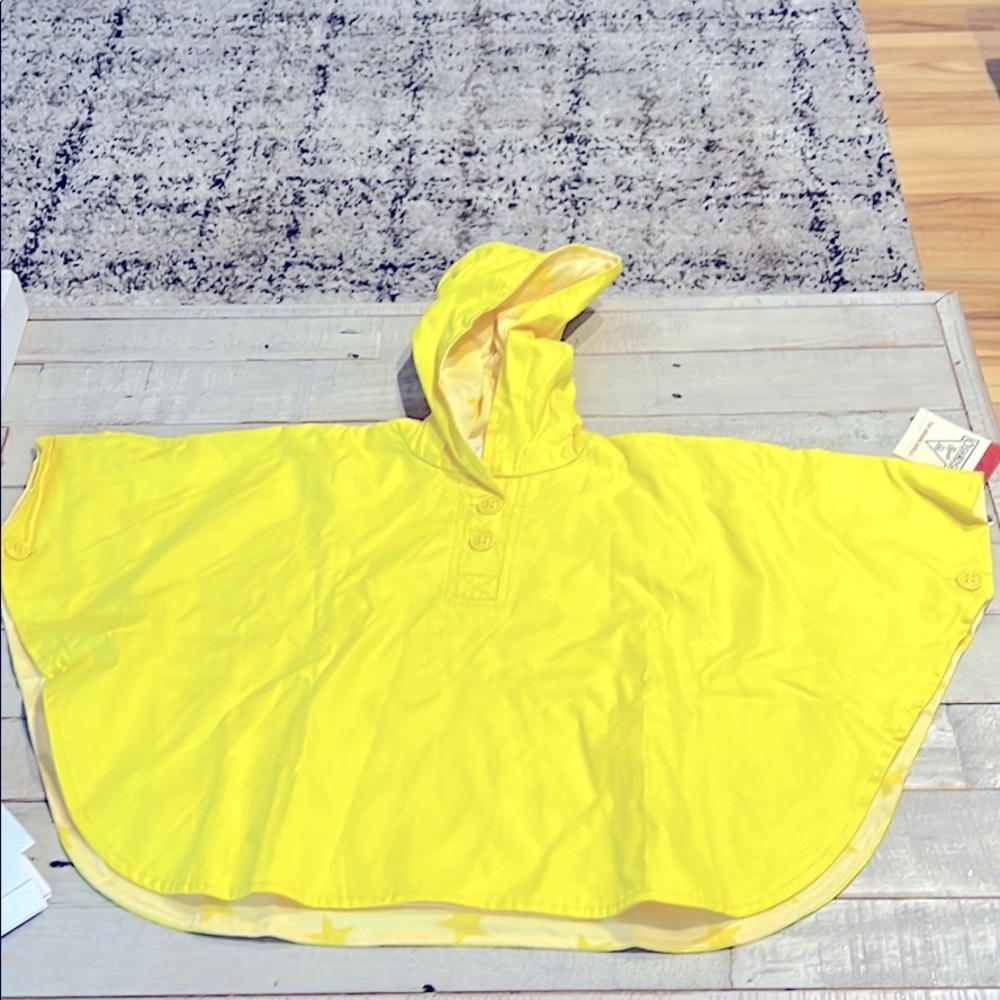 Oshkosh B Gosh Yellow Reversible Poncho - Picture 1 of 6